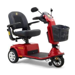 Golden Companion GC340 Scooter-Red_LEFT-TURN