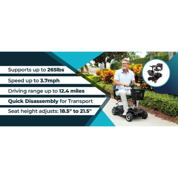 Vive Health 4-Wheel Mobility Scooter