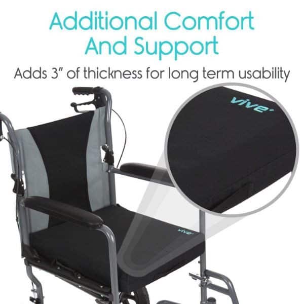 Large Seat Cushion for Office Chair, Car Seat , Wheelchair