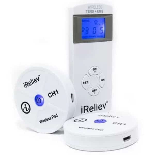 Ireliev Wireless Premium TENS + EMS Therapeutic Wearable System ET5050
